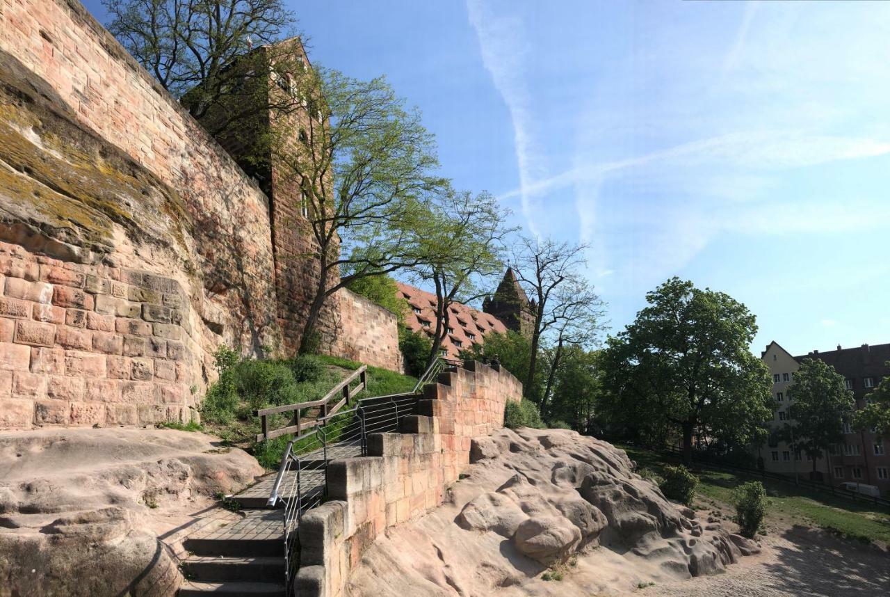 Messeapartment An Der Altstadtmauer Núremberg Exterior foto